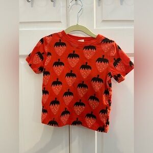 Jenny Lemons Strawberry Tee-  2T